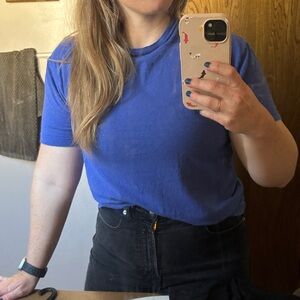 Jungmaven Blue Short Sleeve Basic Tee